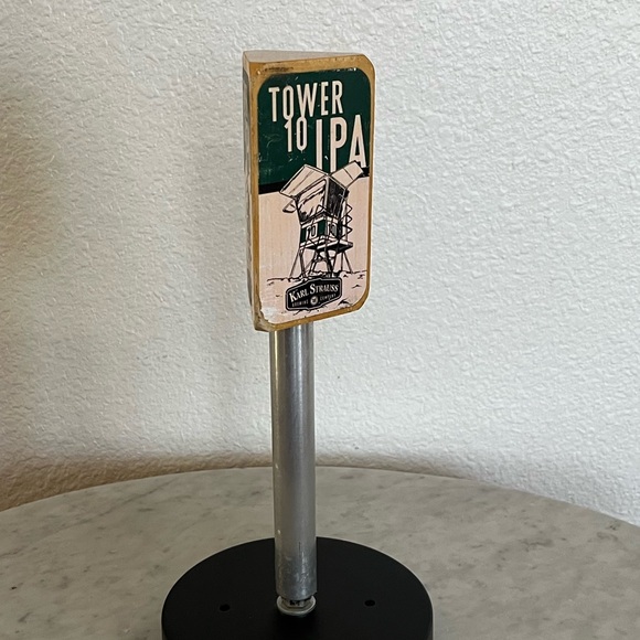 Tower 10 IPA Beer Tap Handle 10” Tall  Karl Strauss Brewing Company Man Cave - Picture 2 of 6